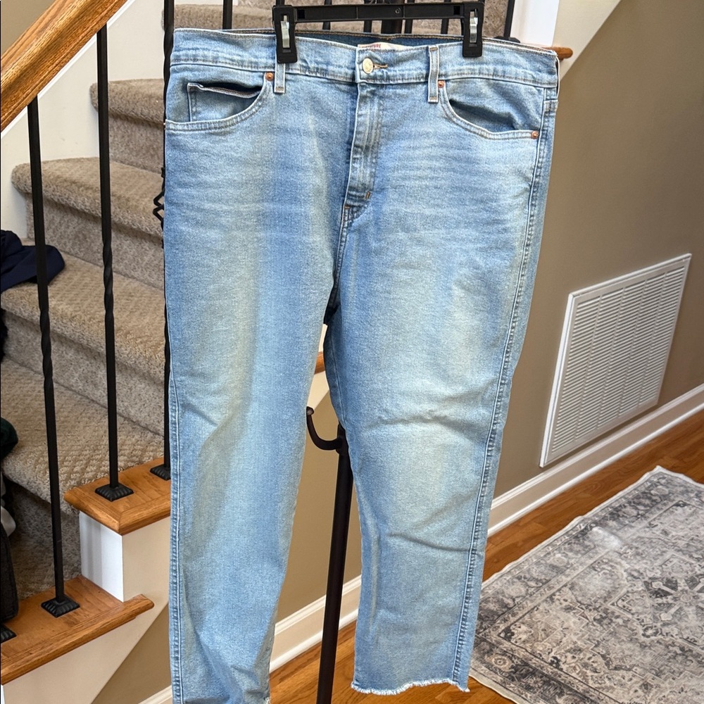 Signature by Levi Strauss Light Blue Boyfriend Jeans